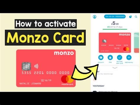 how to activate monzo card contactless|monzo not working.